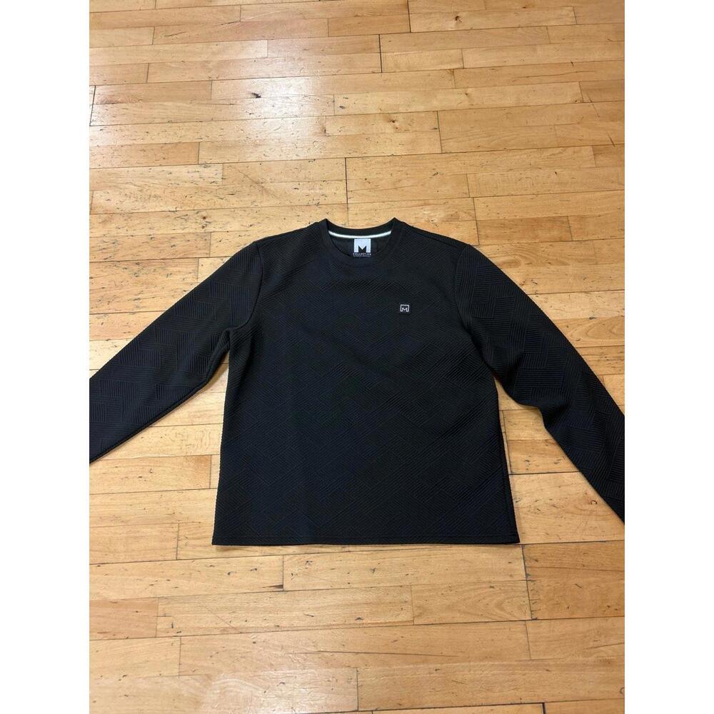 Michael Strahan Heavy Weight Black Long Sleeve Dress Shirt